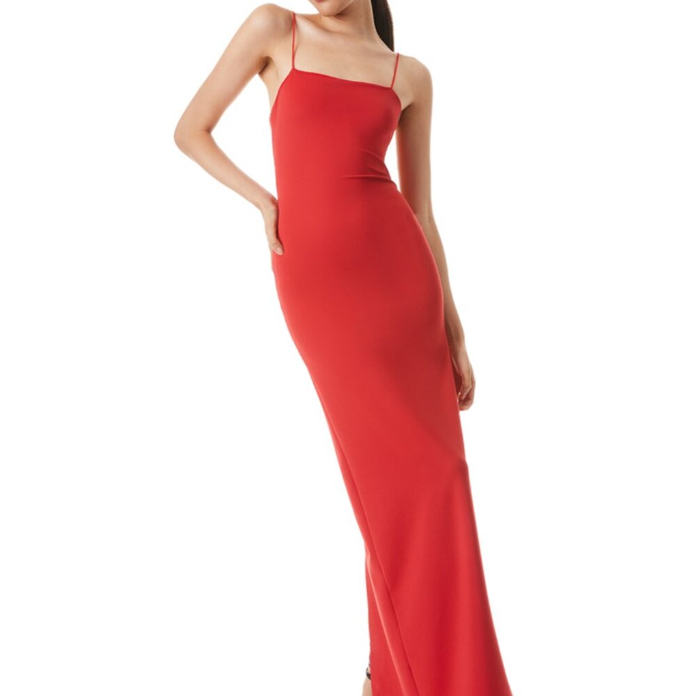 NWT Alice + Olivia Nelle Jersey Maxi Dress